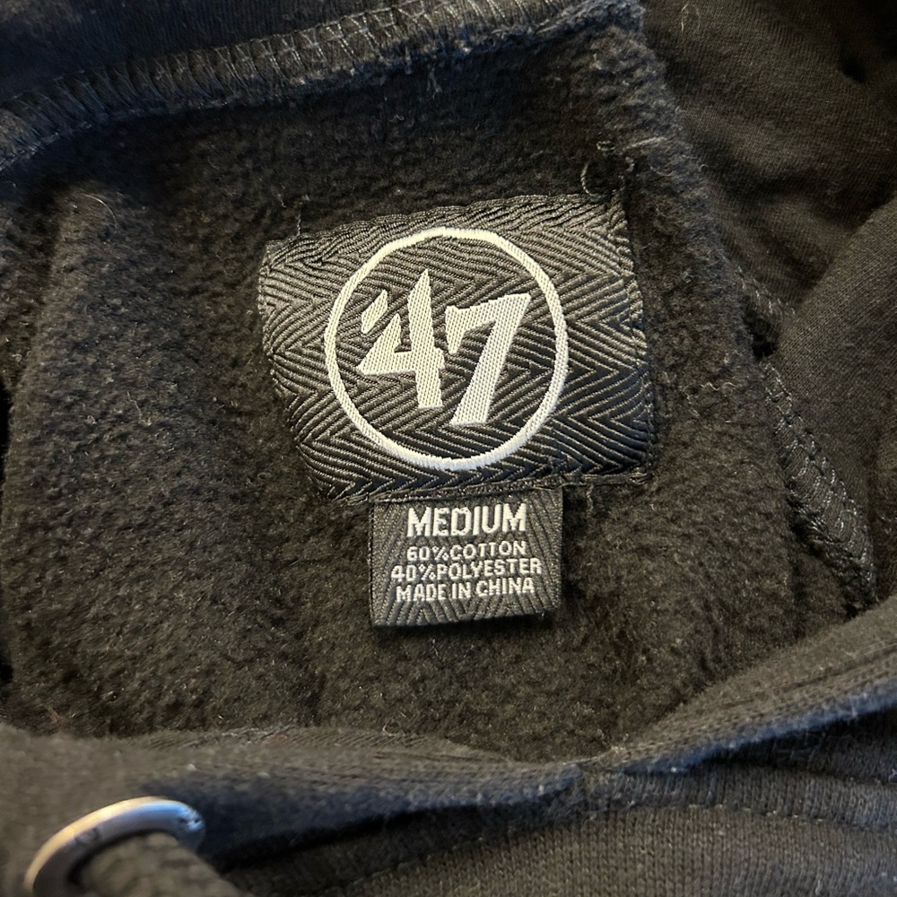 Black Blazer Hoodie Size Medium - Picture 3 of 3